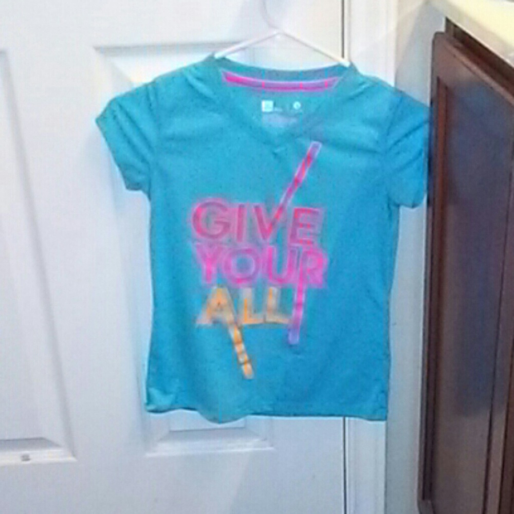 Short sleeve"give your all"t-shirt
